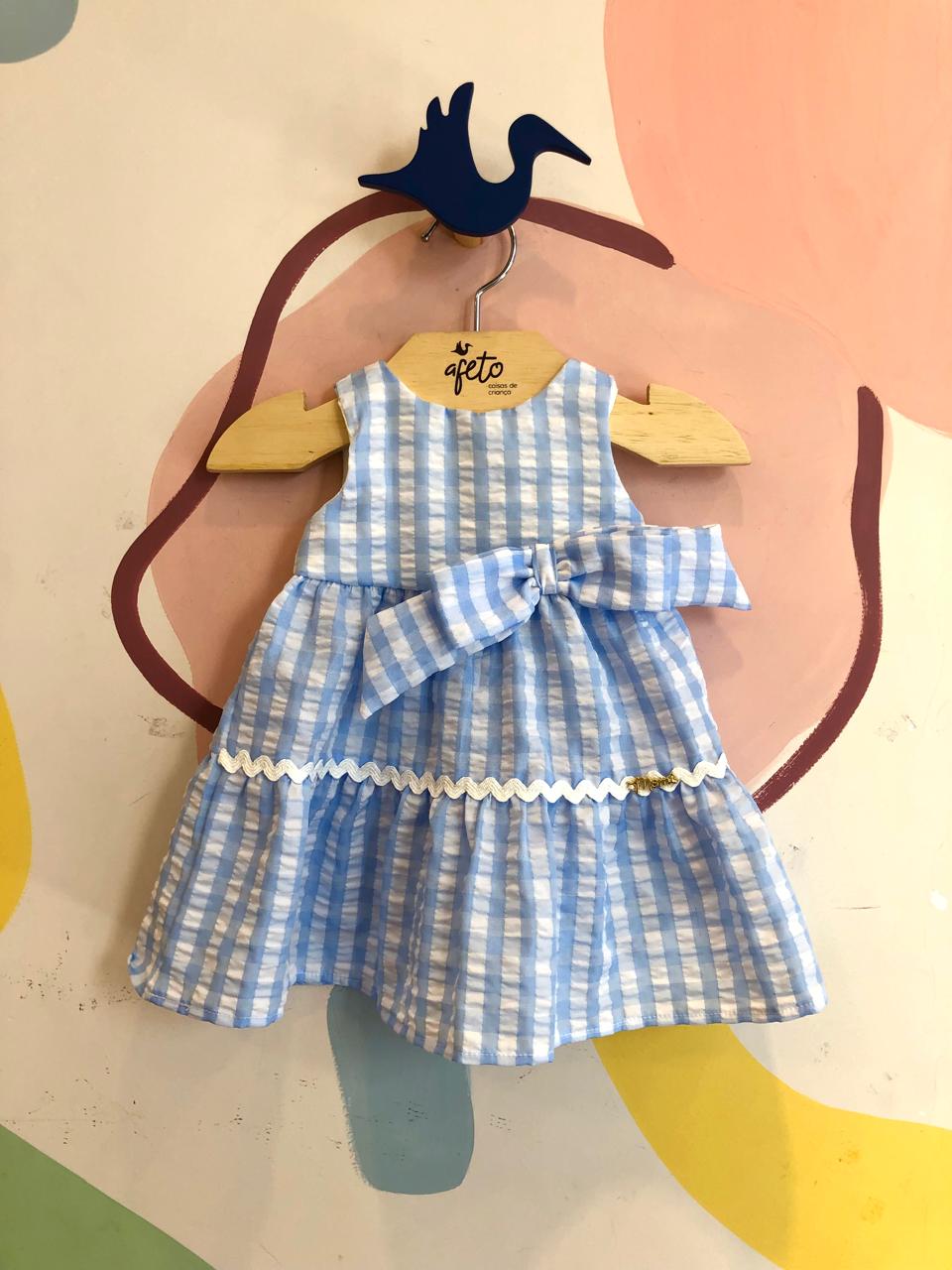 Vestido Regata Menina Momi Xadrez Laco