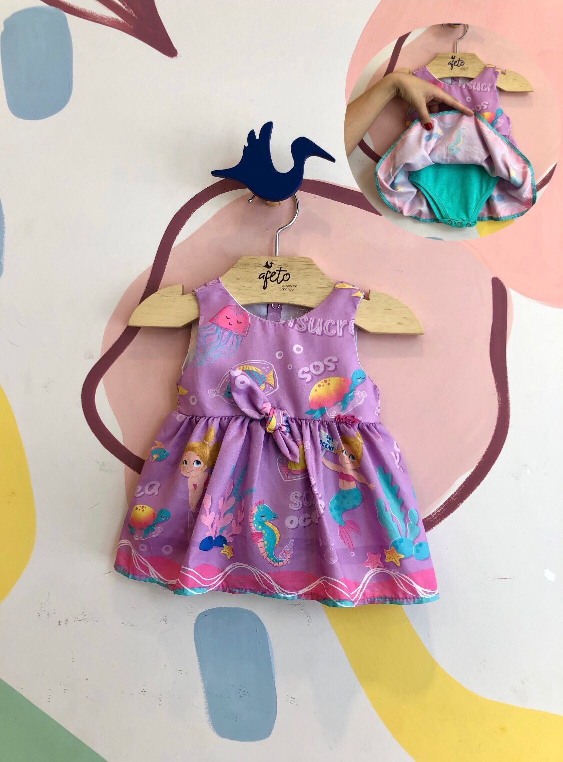Vestido Regata menina Mon Sucre Bebe Sereia