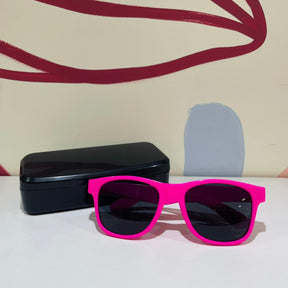 Oculos de Sol Giovana Quadrado Rosa Infanto Juvenil