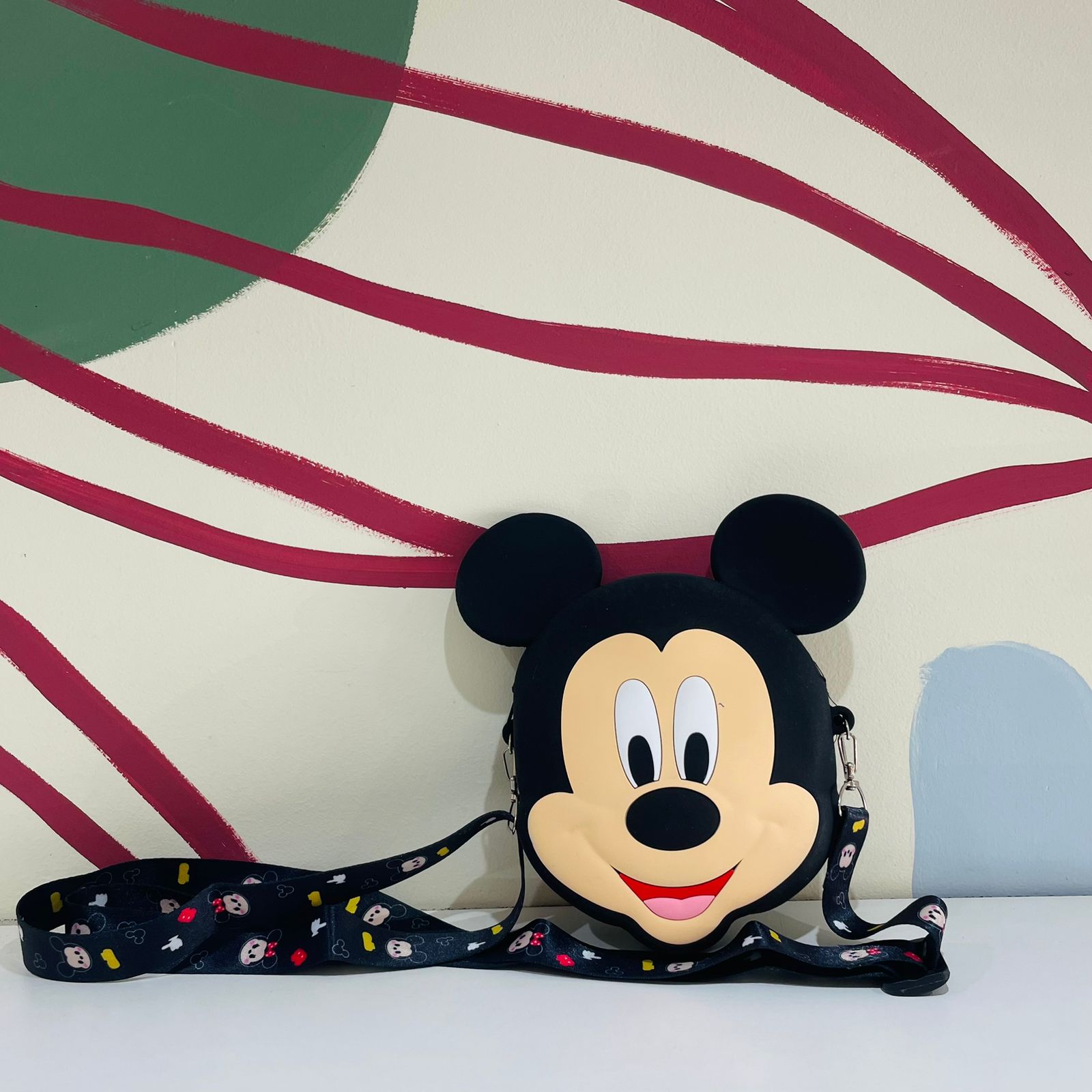 Bolsa Unissex Mickey Face Silicone