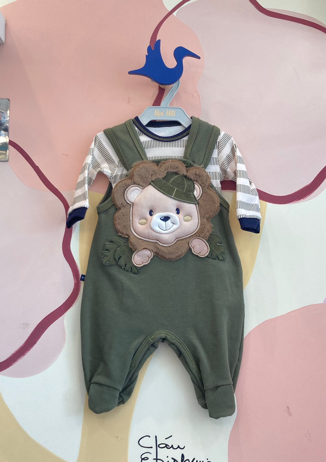 Macacao Manga Longa Upi Uli Infantil Masc Leao