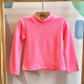Blusa manga longa menina Kaiani Canelada Neon