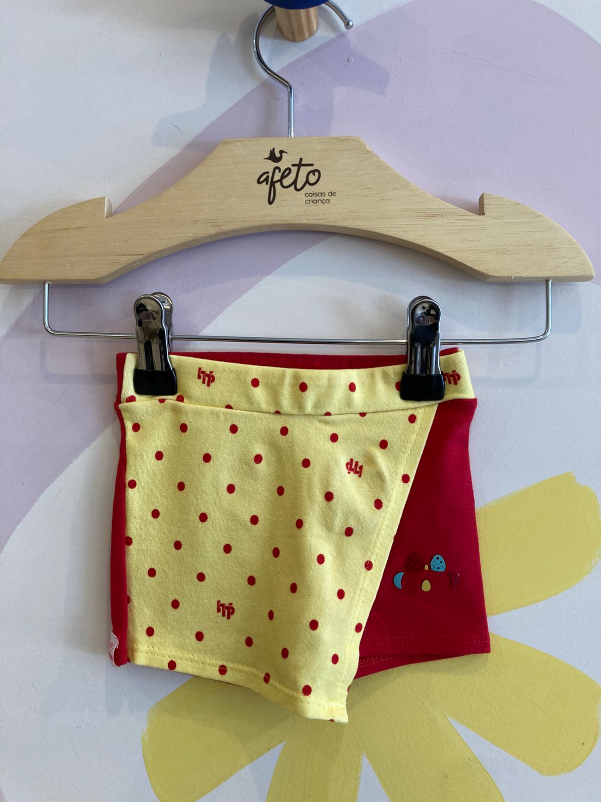 Shorts menina bebê