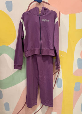 Conjunto Manga Longa Calça meninamoletinho Wide Leg