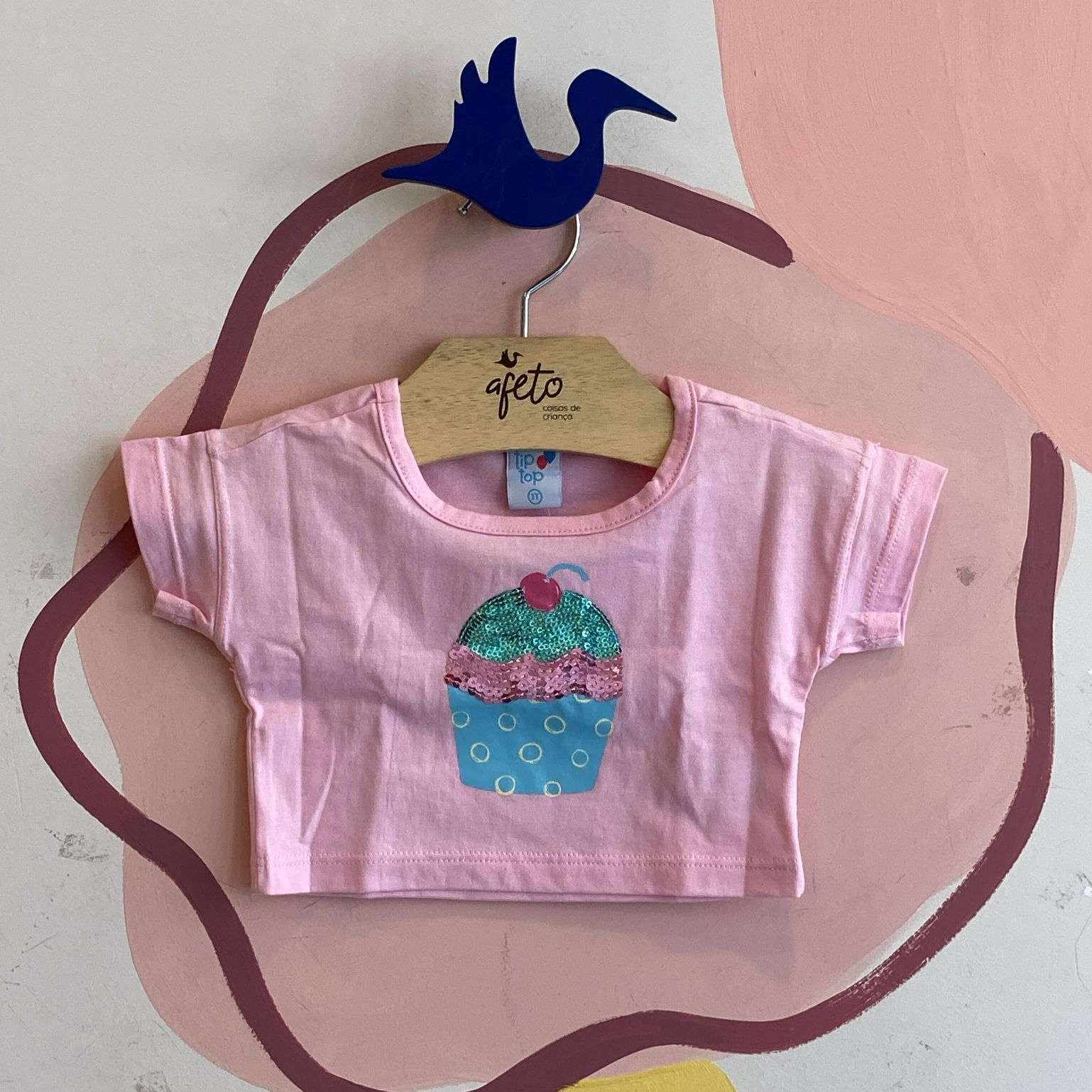 Blusa Manga Curta menina Diversos Tam 1