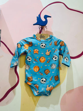 Body Manga Longa Térmico Astronauta Pingo Lele