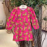 Vestido Manga Longa Momi menina Infantil Oncinhas