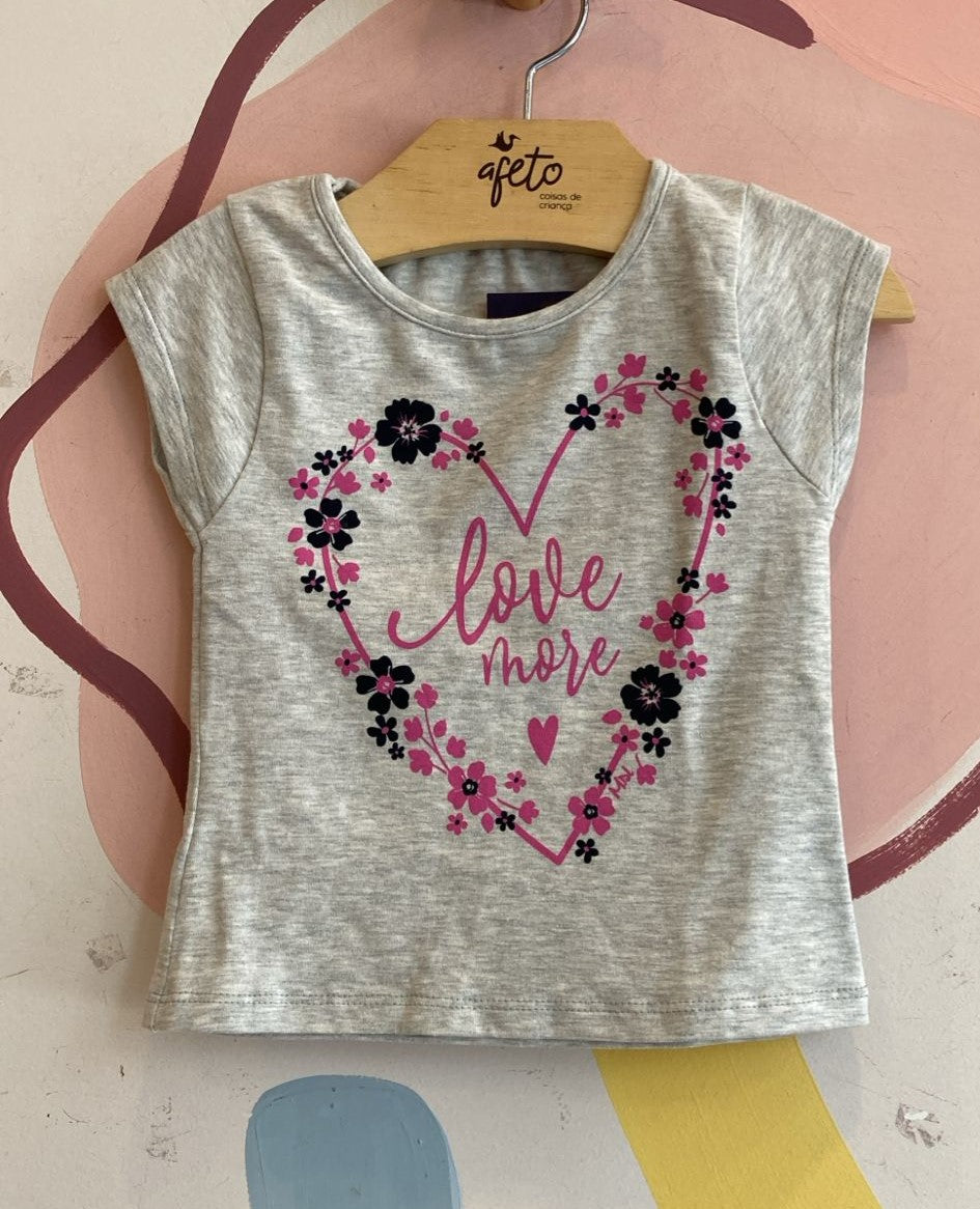 Blusa Manga Curta menina Diversos Tam 4