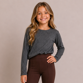 Blusa manga longa Llicce menina Flame