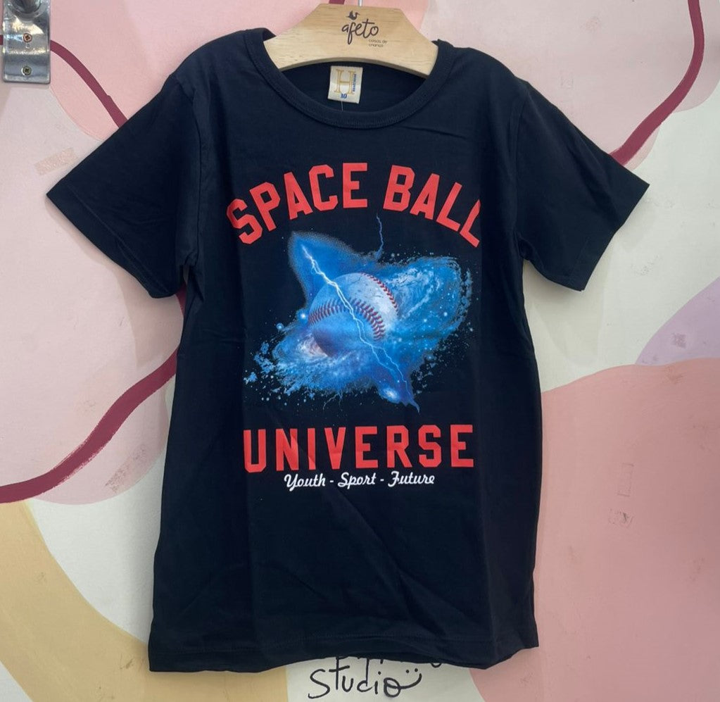 Camiseta Manga Curta menino Space Ball