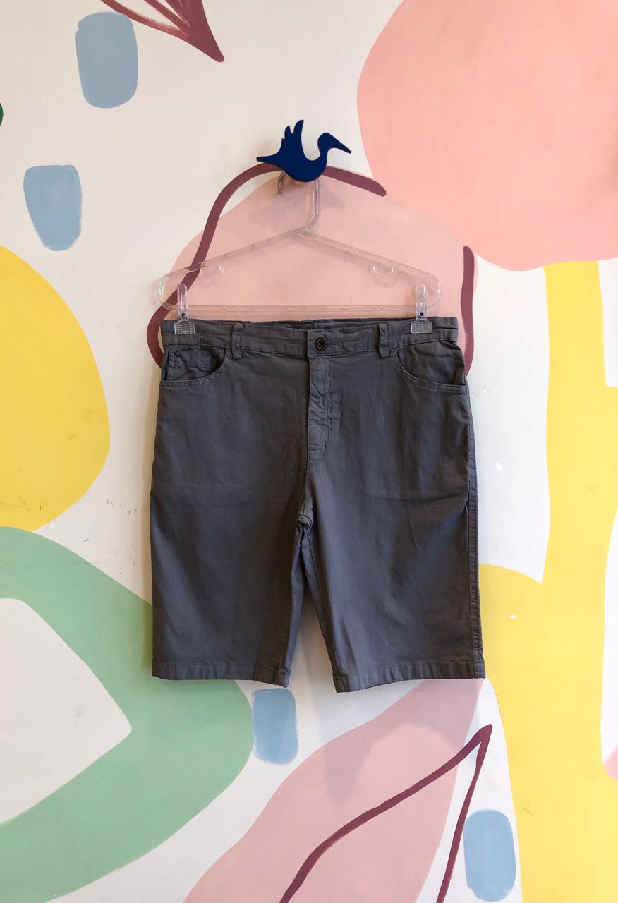 Bermuda Biogas Infantil menino Sarja com Elastano