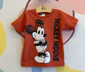 Blusa Manga Curta Disney menino Mickey