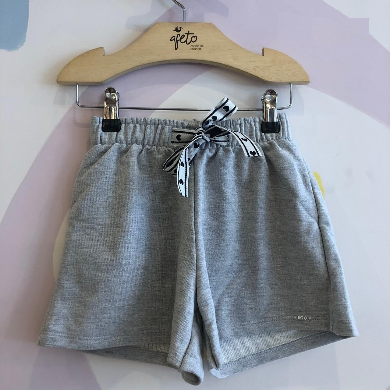 Shorts menina Boca Grande Moletinho Laco