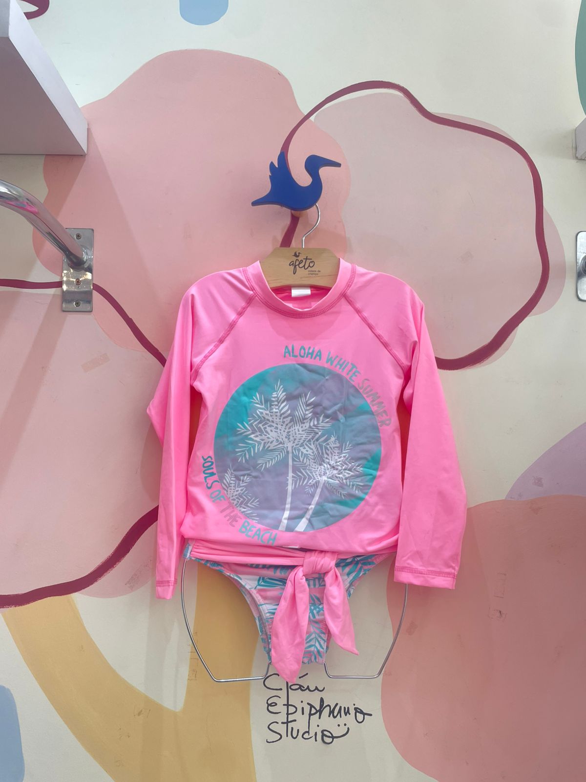 Biquini menina Manga Longa Aloha