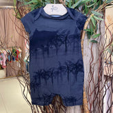 Macaquinho manga curta menino Reserva Paisagem Nanquim