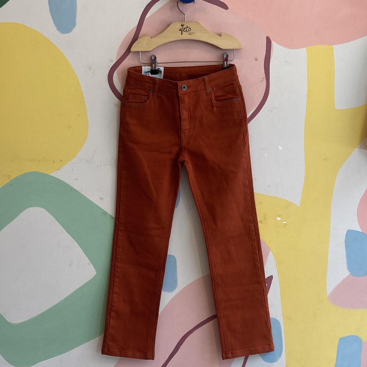 Calça Reserva menino Sarja Terracota