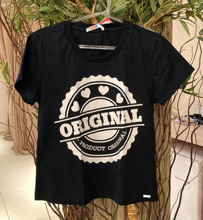 Blusa Manga Curta Adulto Feminina