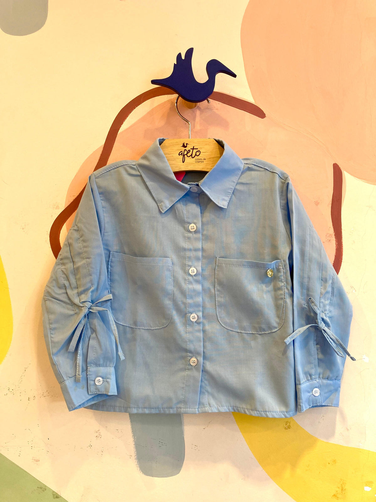 Camisa Manga Longa menina Tricoline