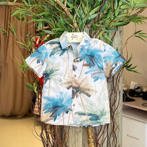 Camisa Manga Curta Oliver Infantil menino Coqueiros