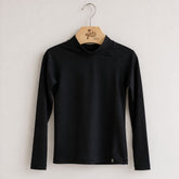 Blusa Praia Marujos & Sereias Unissex manga longa Liso com Protecao Preto