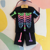 Pijama manga curta Veggi Shorts menina Caveira