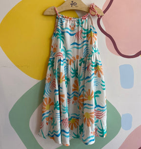 Vestido Regata Malagah Infantil menina Tropical Viscose