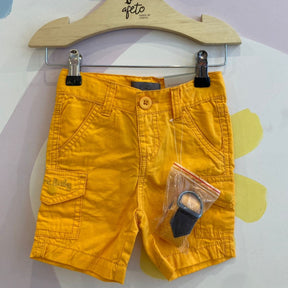 Bermuda menino Sarja Com Suspensório