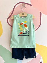 Conjunto Regata Bermuda Kaiani Infantil menino Wild Waves