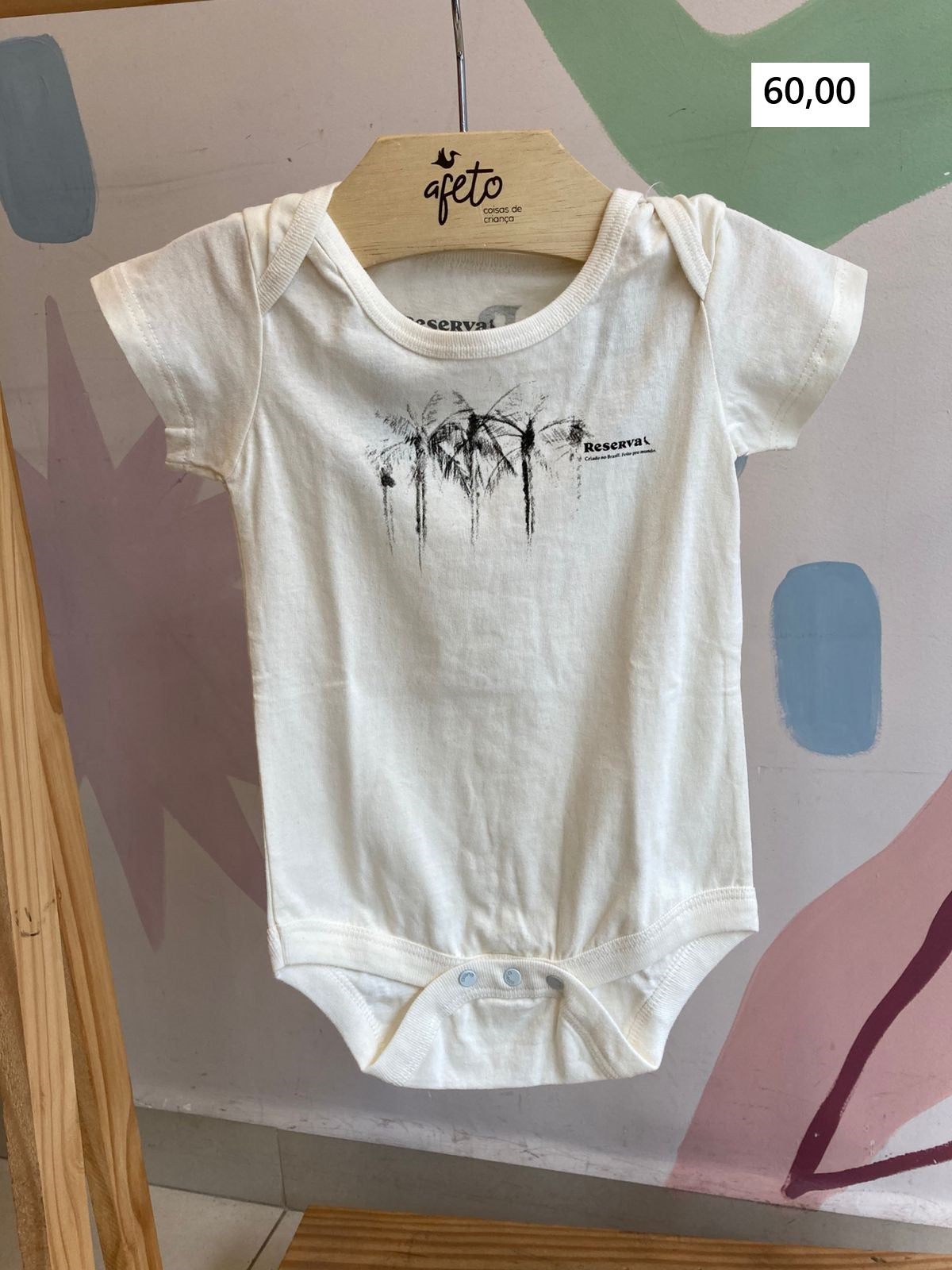 Body Manga Curta menino Coqueiros