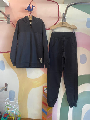 Conjunto Manga Longa Calça menino Jaqueta Gorgurao Com Touca