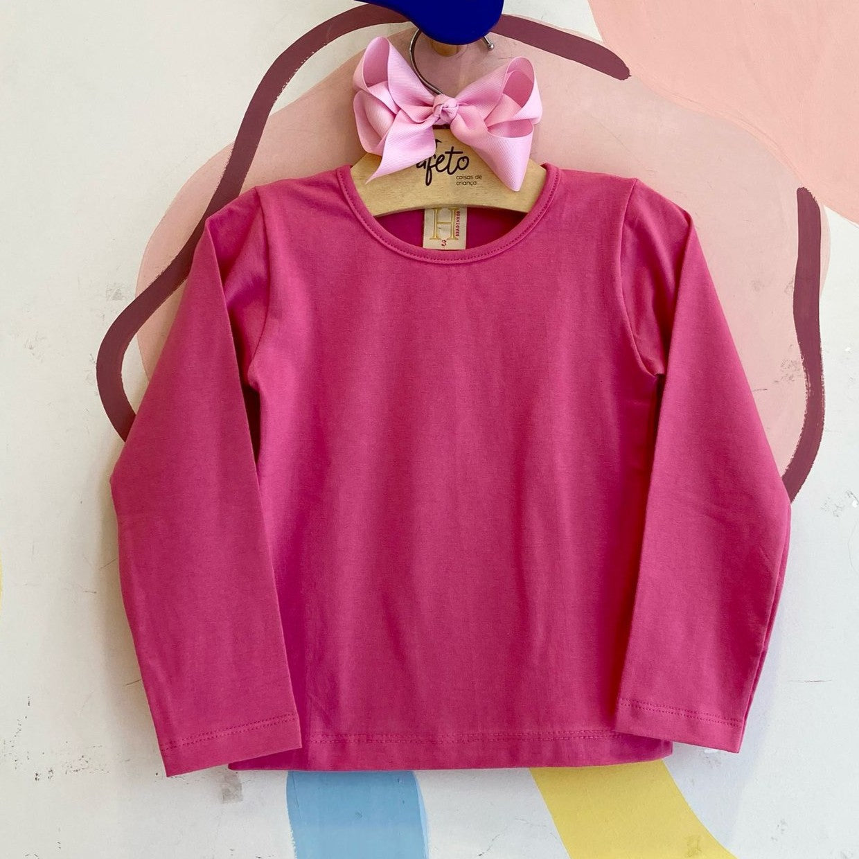 Blusa Manga Longa menina Basica