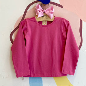 Blusa Manga Longa menina Basica