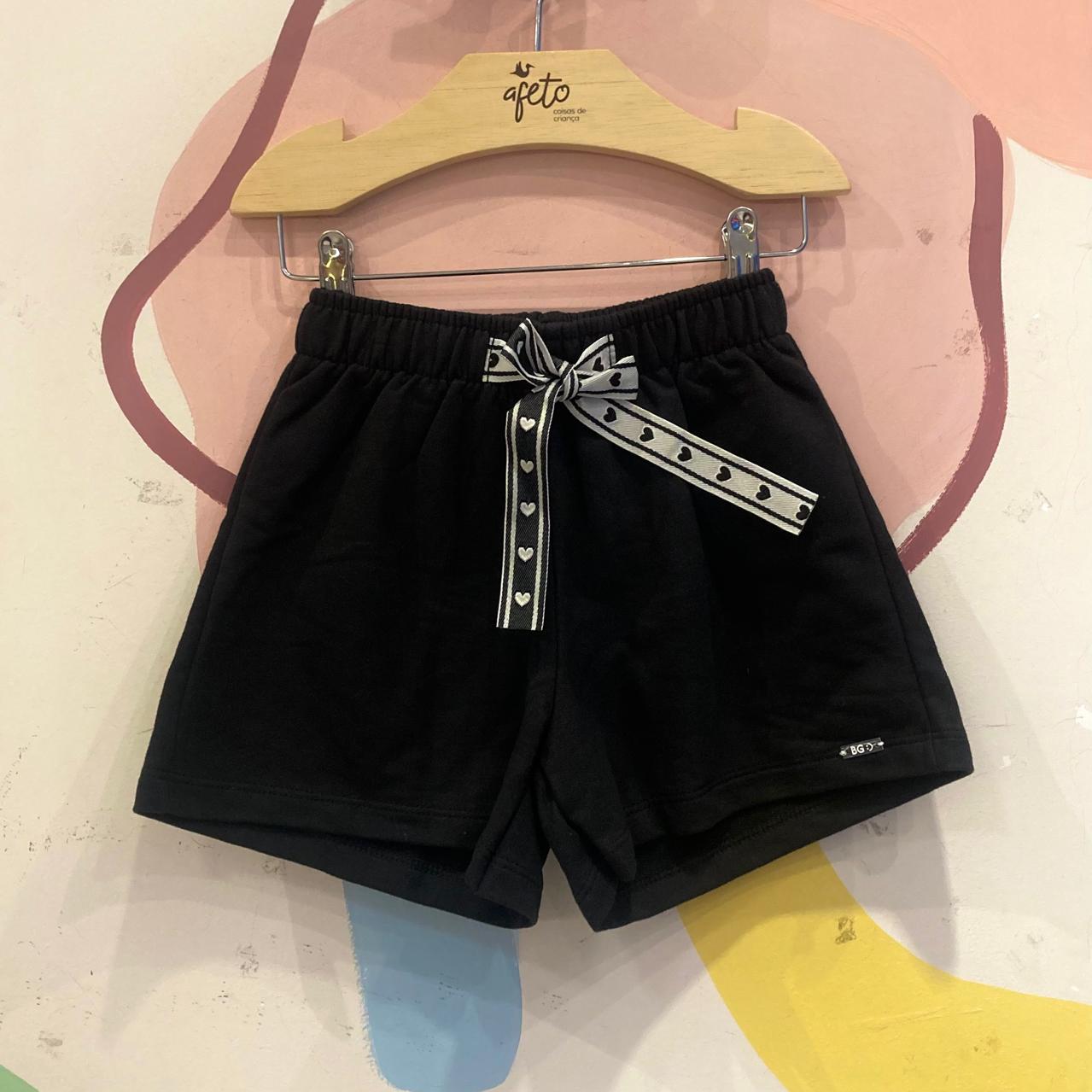 Shorts menina Boca Grande Moletinho Laco