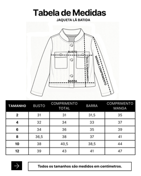 Casaco Feminino Infantil Lã Batida Menina Preto