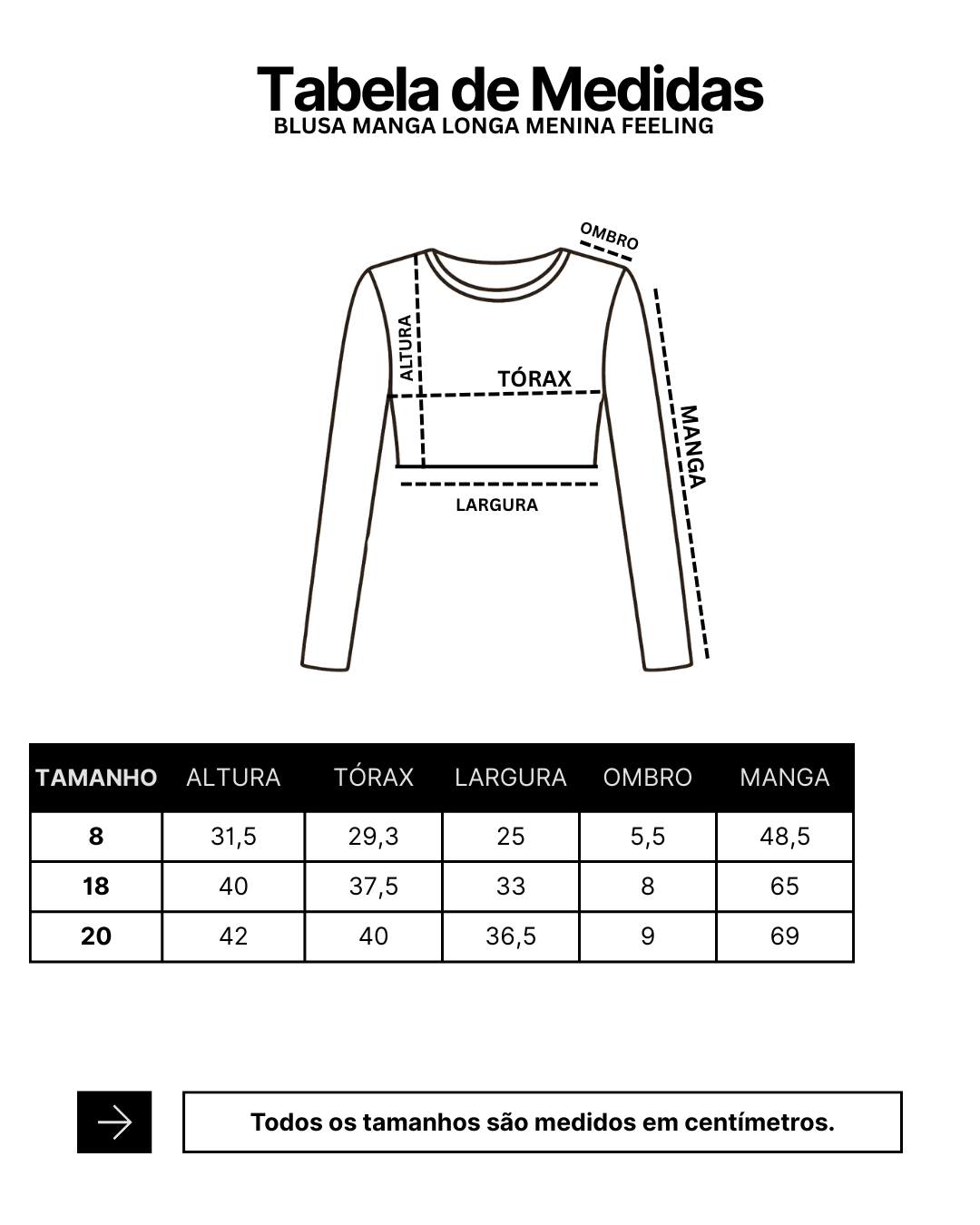 Blusa Manga Longa Juvenil Menina Feeling Algodão Cinza