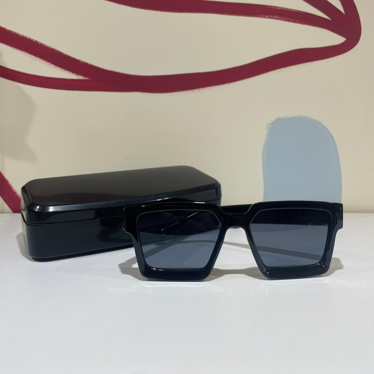 Oculos de Sol Benjamin Retangular Preto Infanto Juvenil