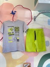 Conjunto manga curta Bermuda menino Gamer