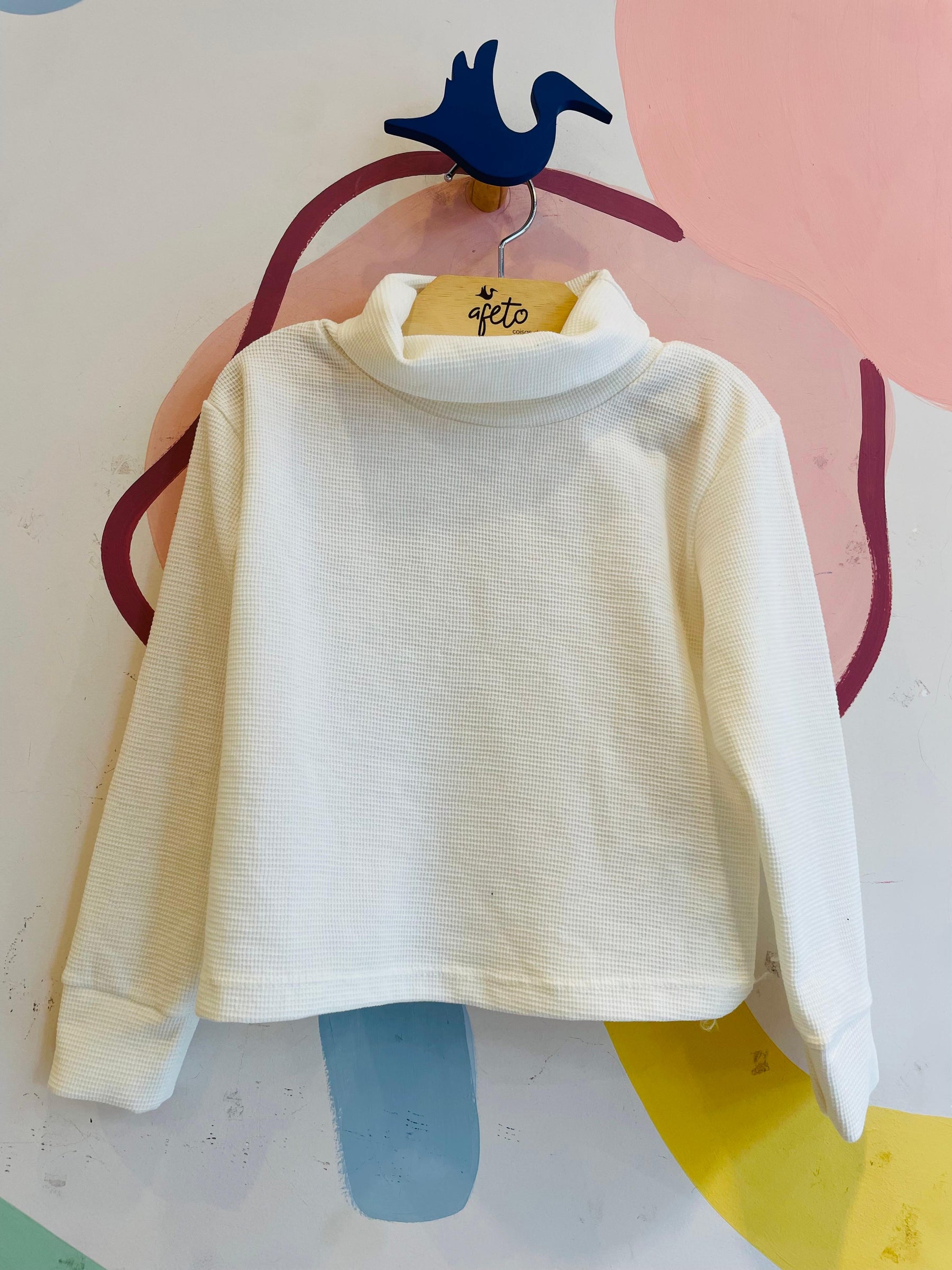 Blusa Manga Longa menina Cacharrel Gola Alta