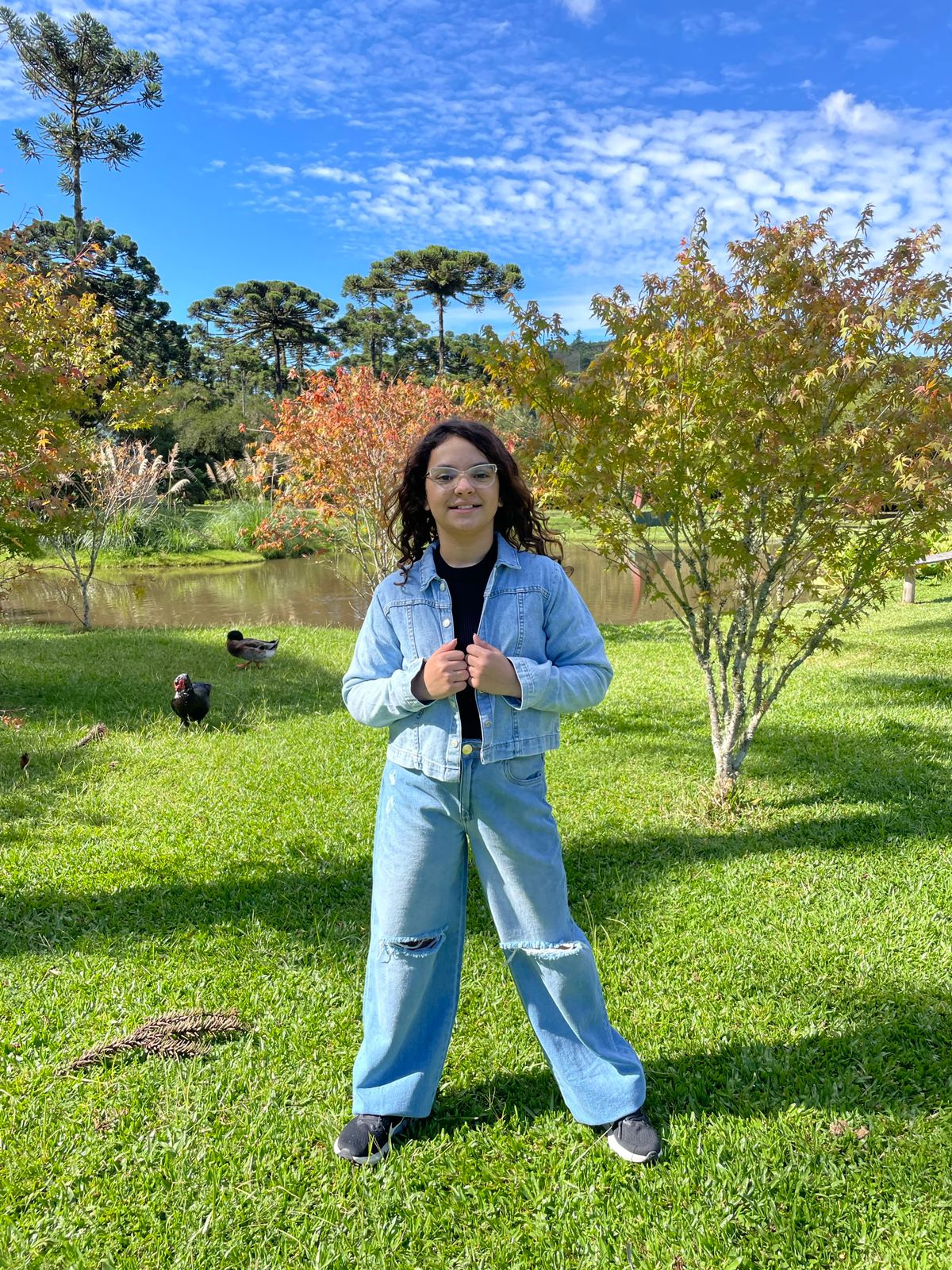 Jaqueta manga longa menina Momi Jeans