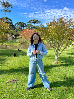 Jaqueta manga longa menina Momi Jeans