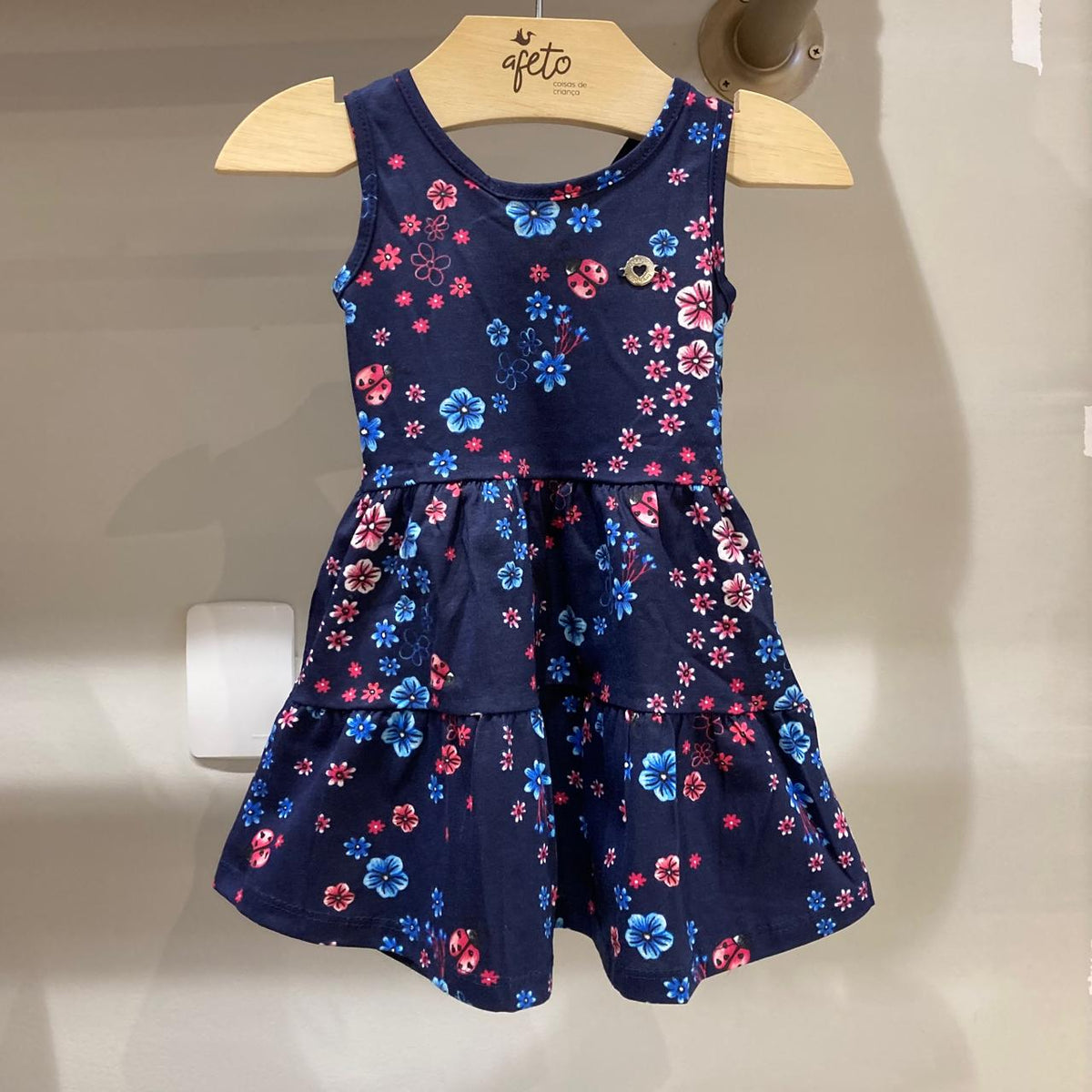 Vestido Regata menina infantil Tam 1 o 3
