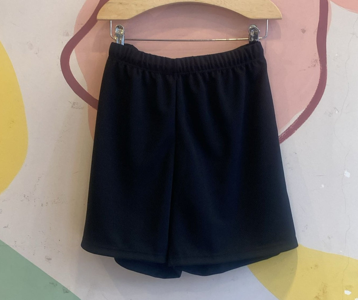 Bermuda Marujos & Sereias menino Dry Fit liso preto