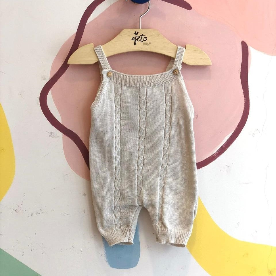 Macaquinho Regata Unissex Bebê Hug Linha Off