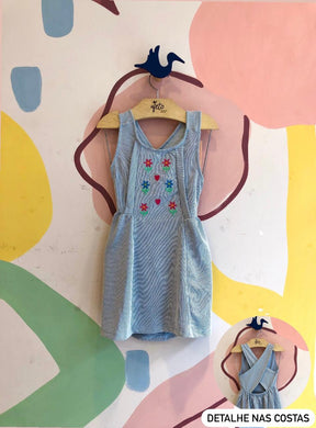 Vestido regata menina Ale Kids Listrado
