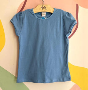 Blusa Manga Curta Kaiani Infantil Fem Lisa