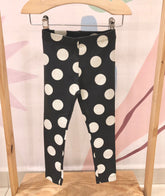 Calça menina Poa Off White Cinza