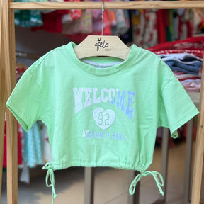 Blusa Manga Curta menina Diversos Tam 4