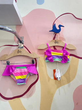 Biquini menina Listras Babado