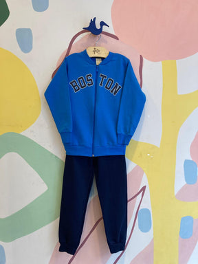 Conjunto Manga Longa Calça menino Jaqueta Boston