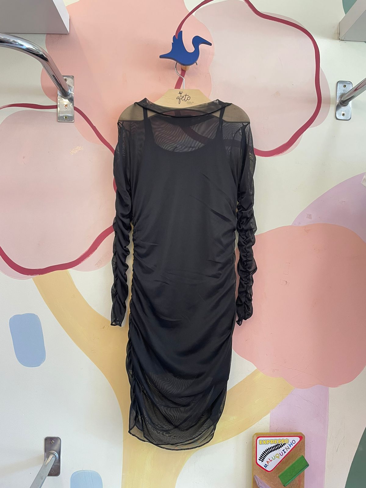 Vestido Manga Longa menina tule Vallen